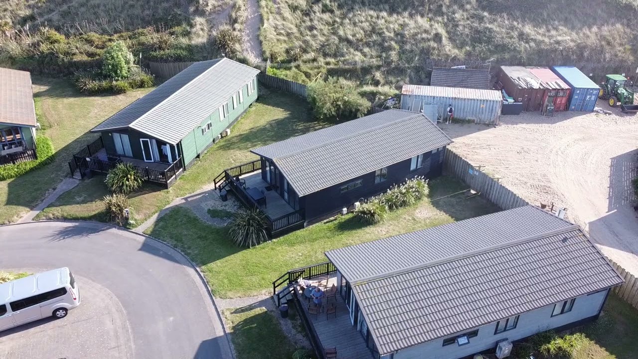 RUDA Croyde Bay Parkdean Holiday park  in Devon from the air