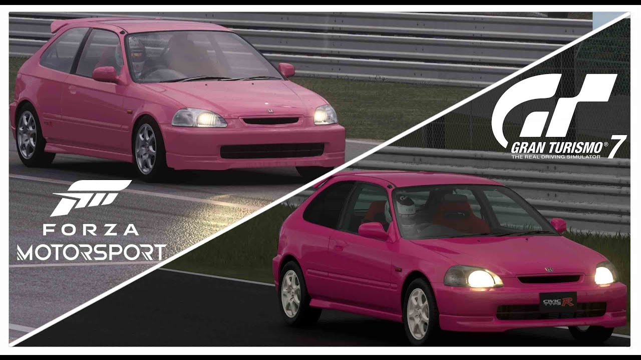FM8 vs GT7 | Honda Civic Type R EK9 | Sound & Model Comparison