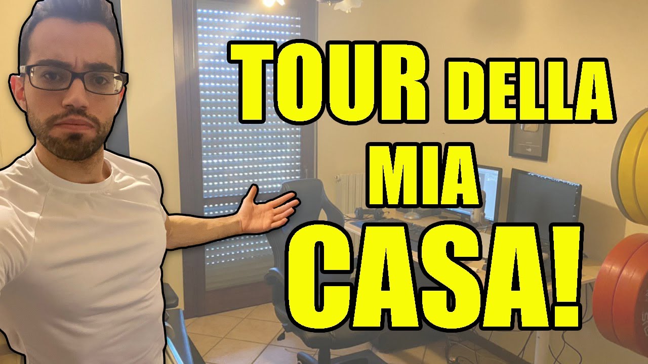 IL TOUR COMPLETO DELLA MIA CASA!! | POSTAZIONE, PALESTRA, ATTREZZATURA E TANTO ALTRO!!