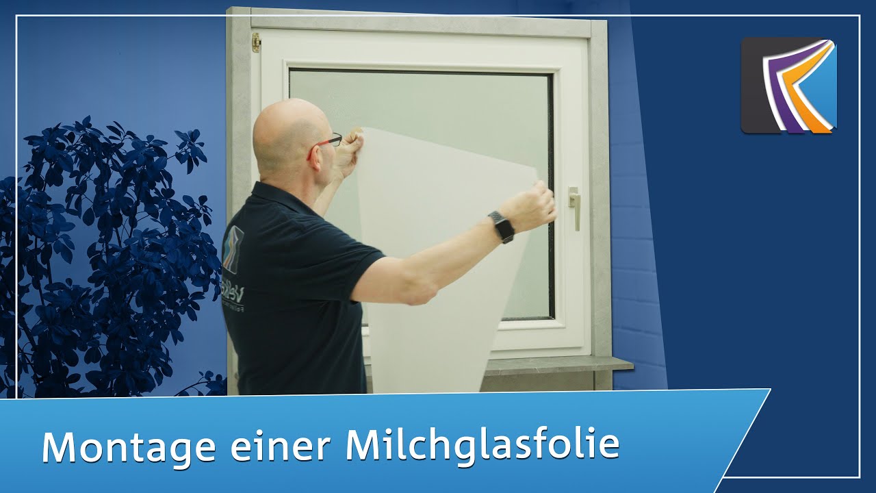 Milchglasfolie von Velken anbringen ✅ So einfach geht es!