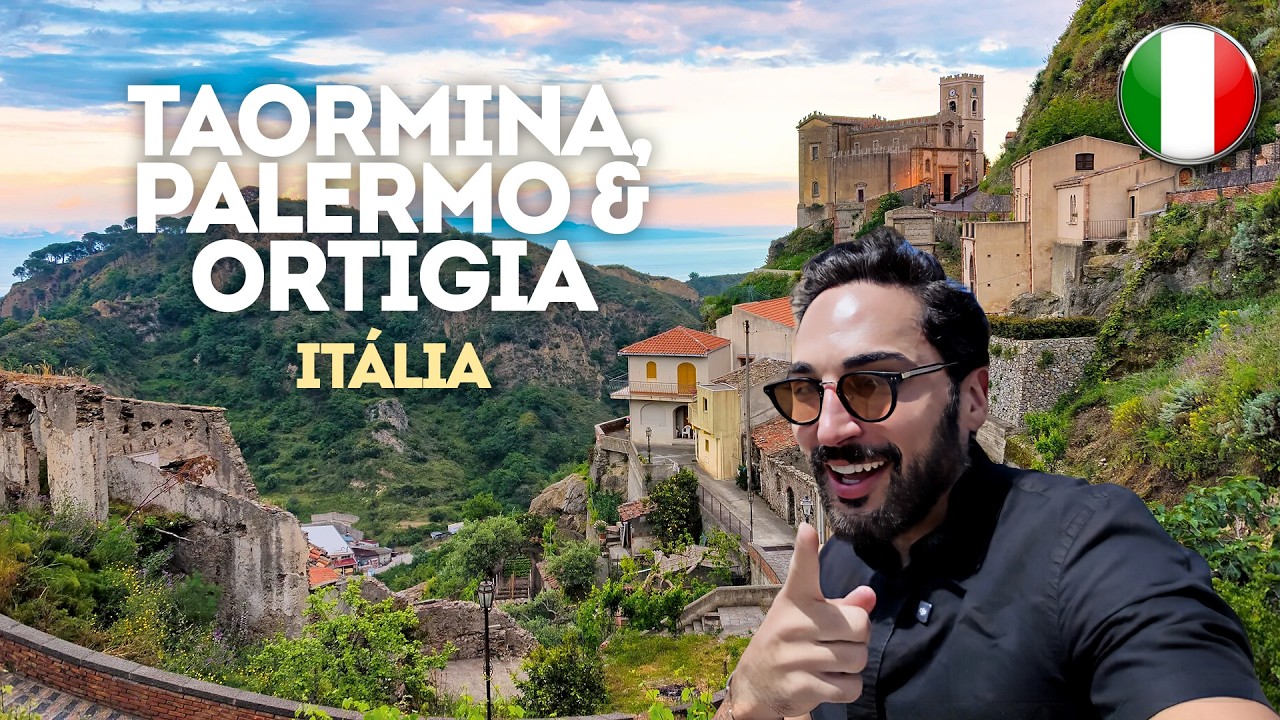 O QUE FAZER na SICÍLIA: a ilha MAIS incrível da Itália! 🇮🇹Taormina, Palermo, Ortigia e Siracusa 