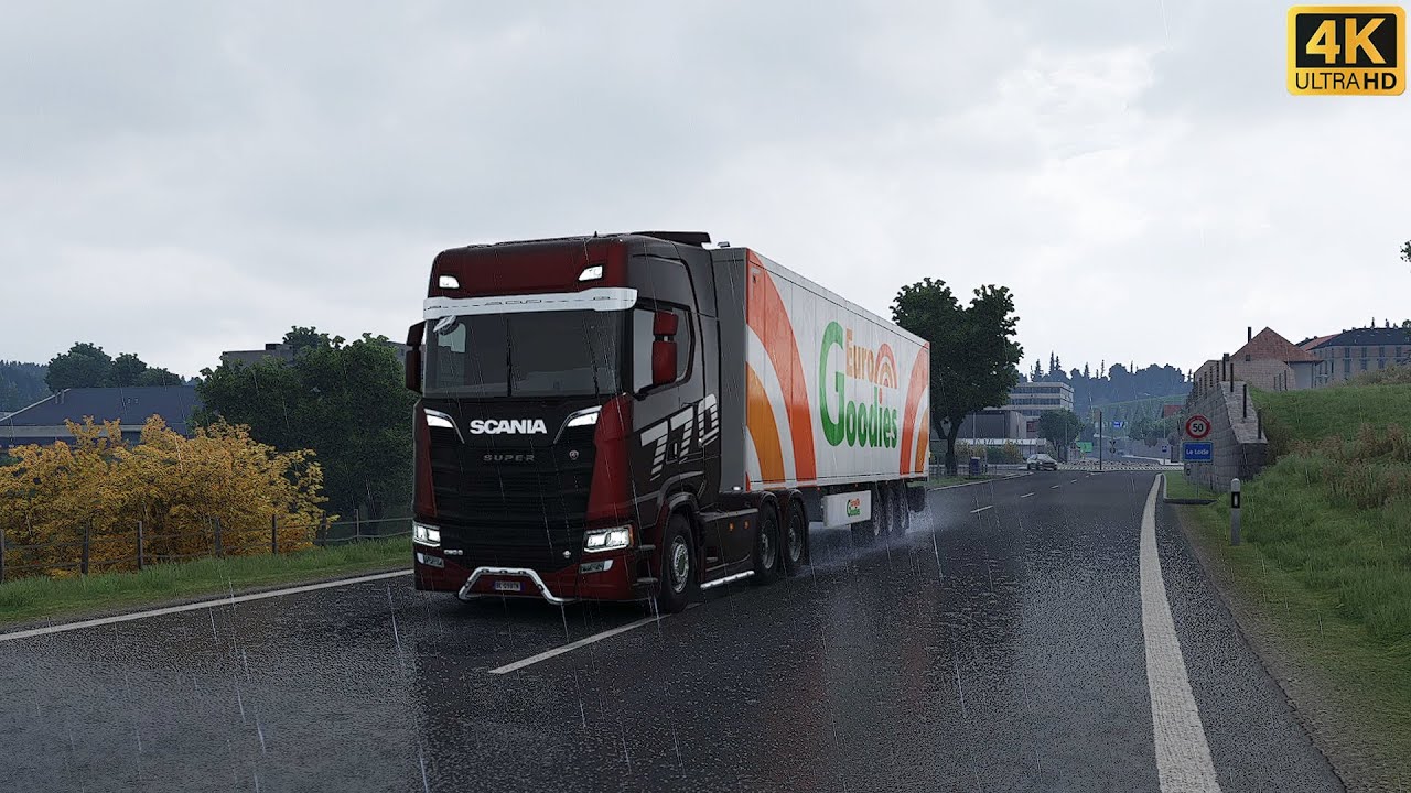 SCANIA 770 in Brutal Weather | Ultra Realistic Graphics | Euro Truck Simulator 2 Gameplay