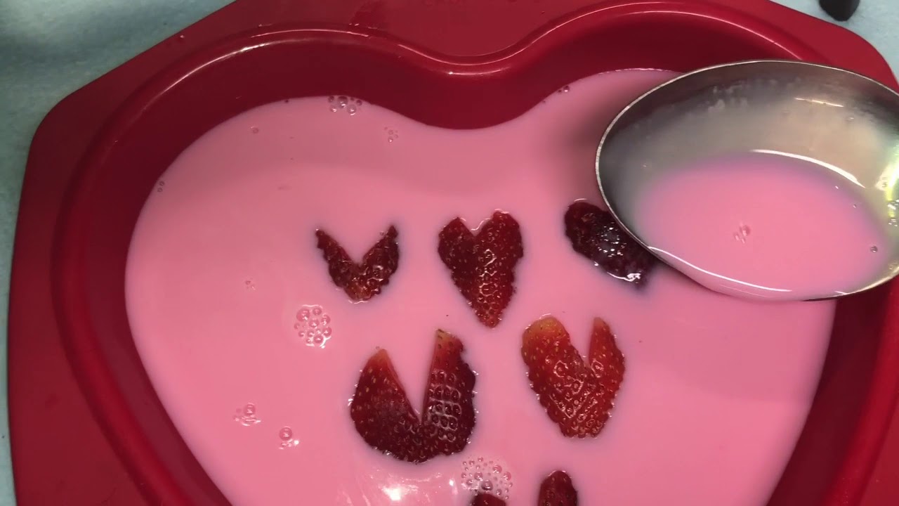 Jello hearts for Valentine&rsquo;s Day week
