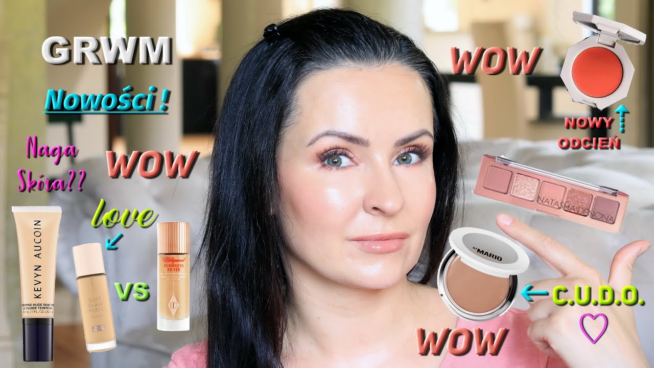 GRWM Nowości! Makeup by Mario, Catrice Soft Glam Filter, Natasha D. Starlette, Kevyn Aucoin Tint