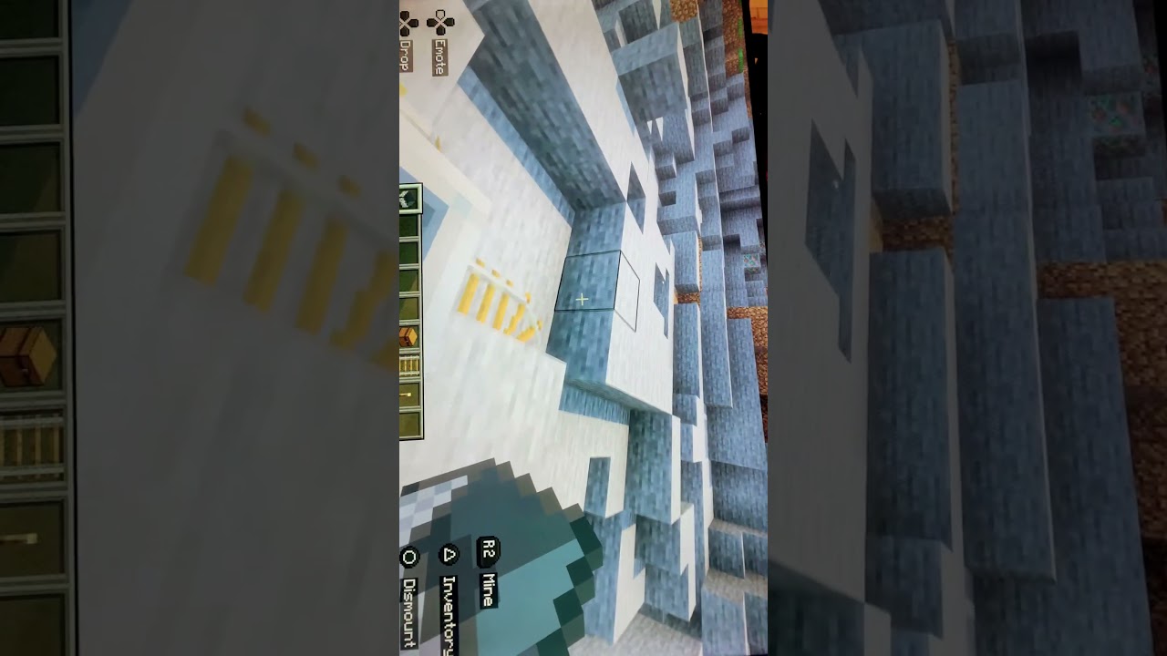 Roller coaster in mincraft