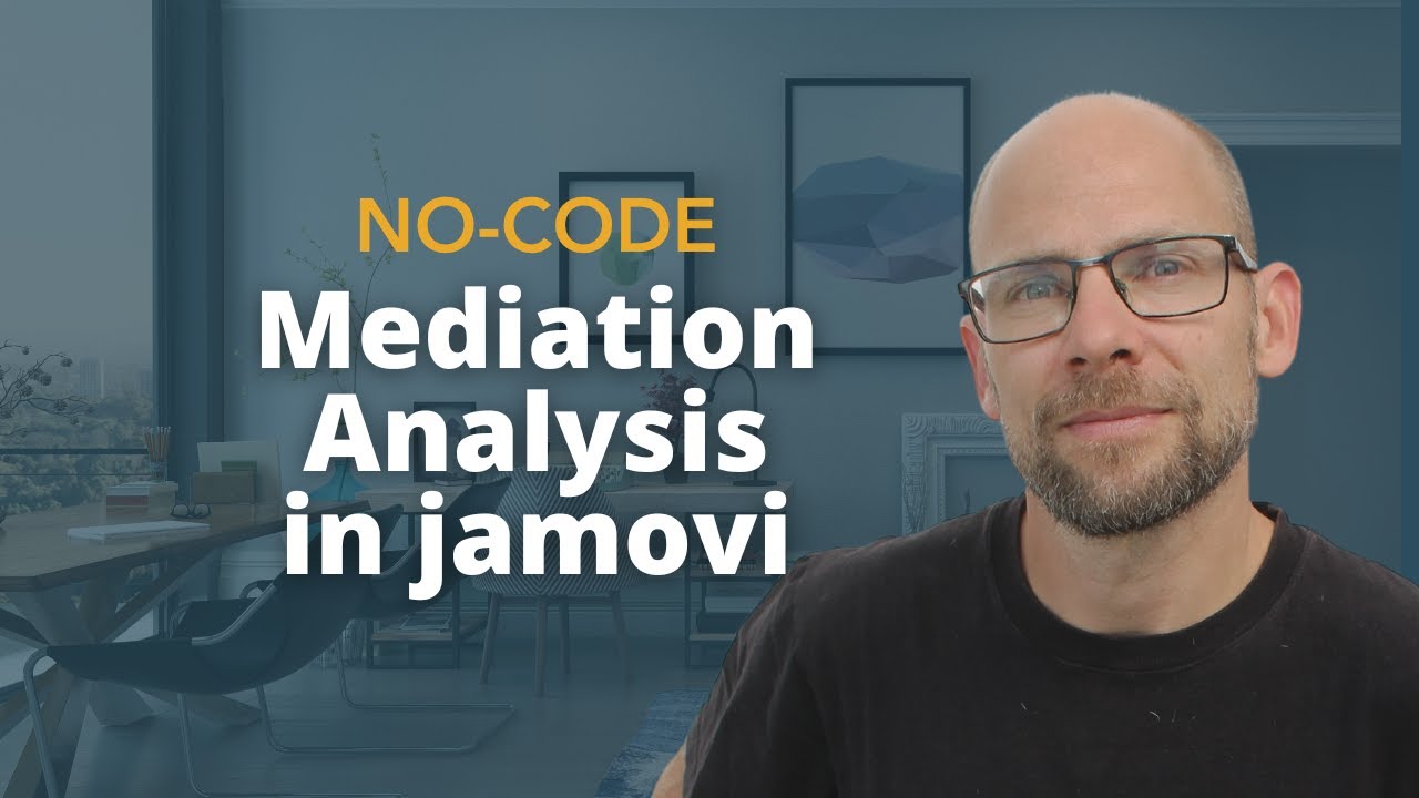 Бесплатный анализ посредничества без кода в jamovi