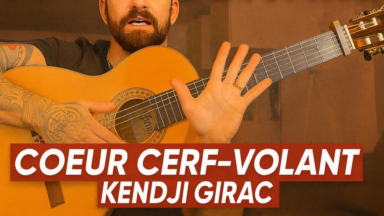 🎸 Tuto Guitare : Cœur Cerf-Volant – Kendji (Accords + Rythmique)”