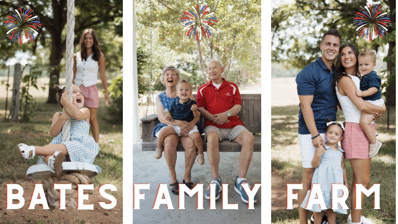 GOODBYE GETS HARDER EACH YEAR! JULY 4TH ON THE BATES FAMILY FARM!