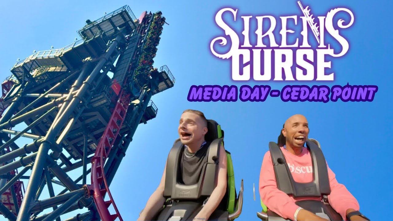 SIREN’S CURSE MEDIA DAY! FULL REVIEW + RIDE FOOTAGE! Plus Sawmill Creek Resort Room Tour!
