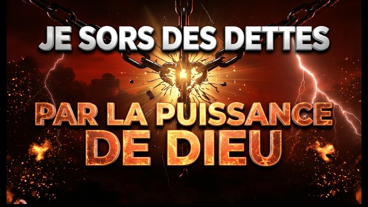 JE SORS DES DETTES PAR LA PUISSANCE DE DIEU 🙏 PRIÈRE PUISSANTE POUR LIBERTÉ FINANCIÈRE
