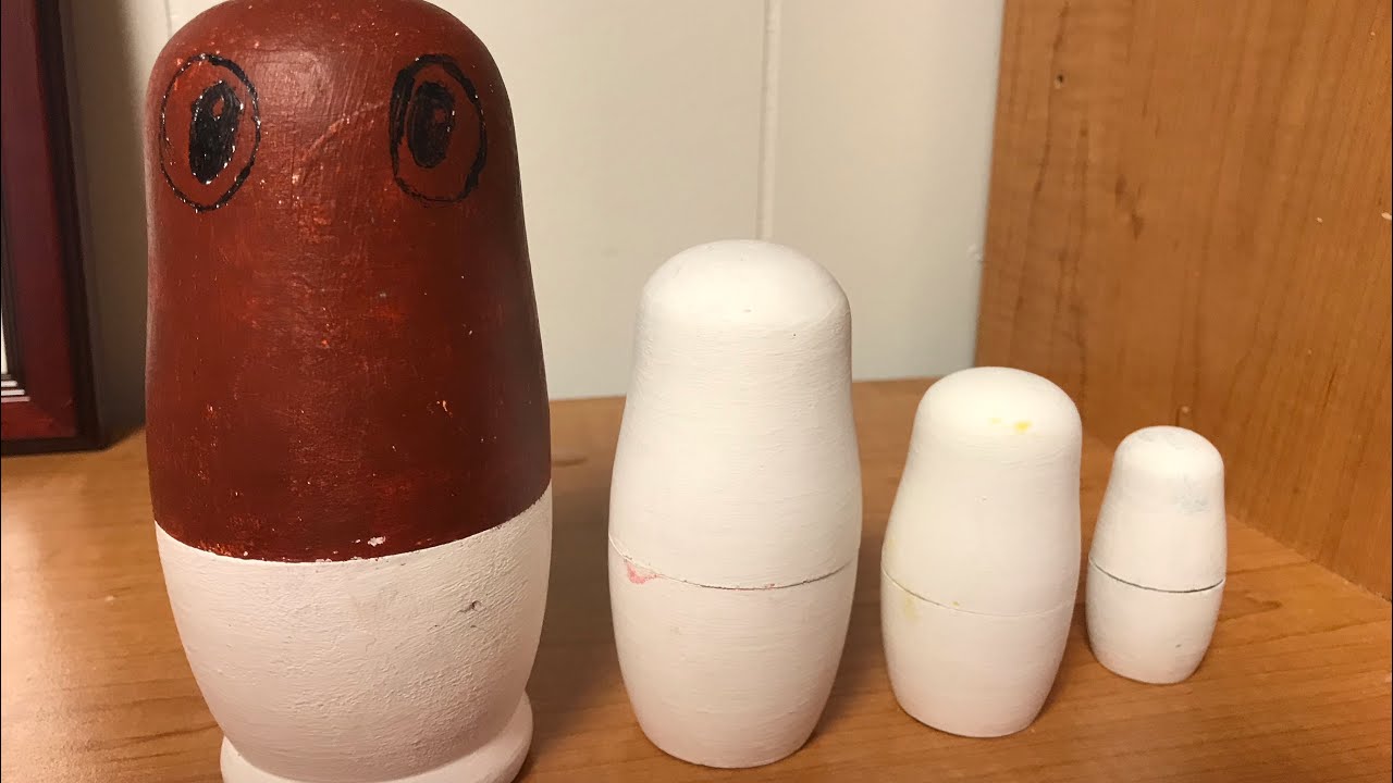 Painting russian nesting dolls (part 1)