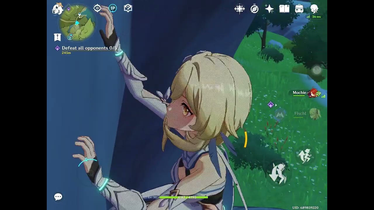 I met a fellow YouTuber on genshin impact (feat @cynesta14)