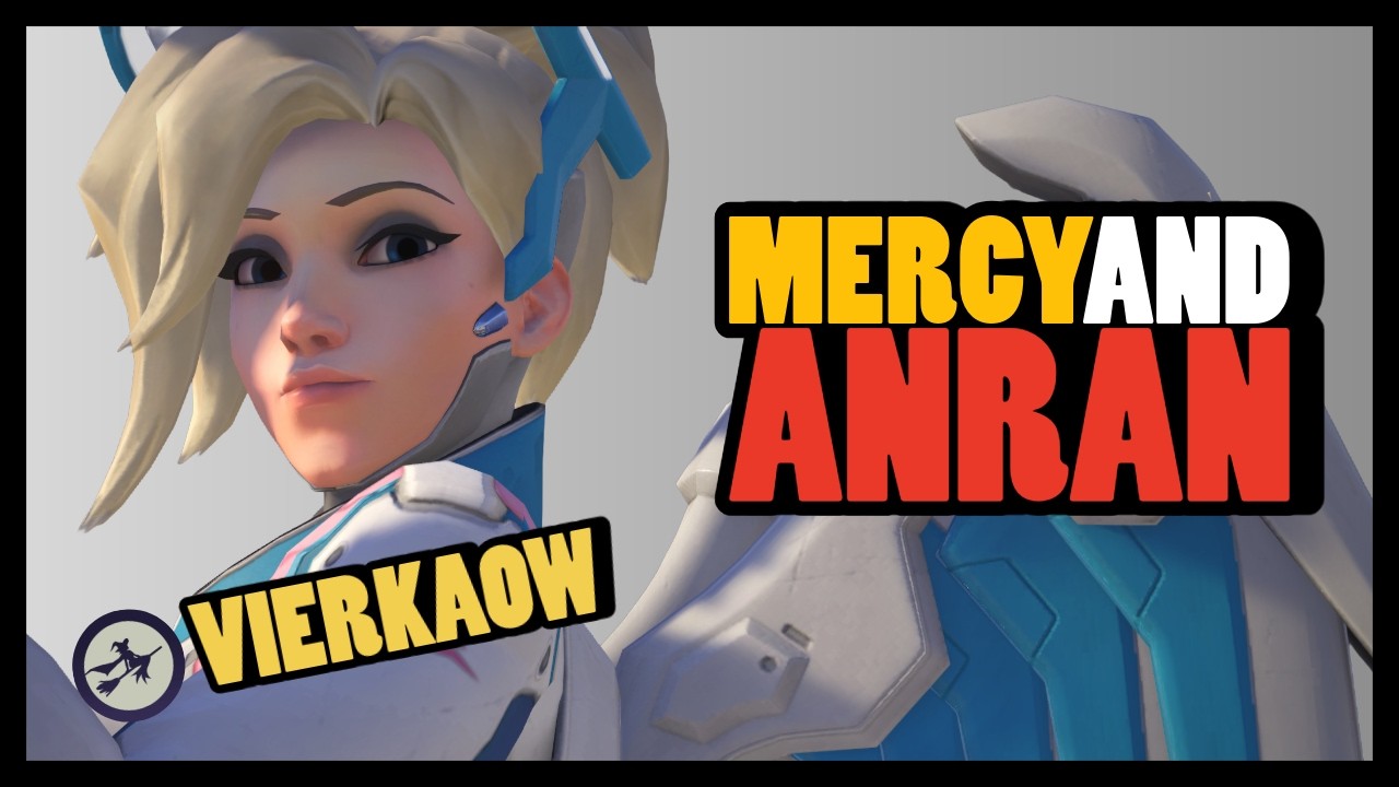 Mercy with New Hero Anran🔥860 LVL Mercy Main Gameplay - Overwatch 2