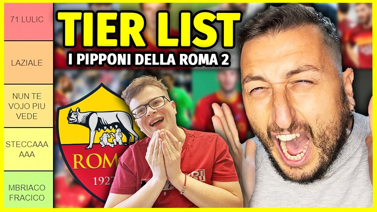 SICKWOLF VS GABBOMAN: TIER LIST CON I PIU' PIPPONI DELLA STORIA DELLA ROMA 2