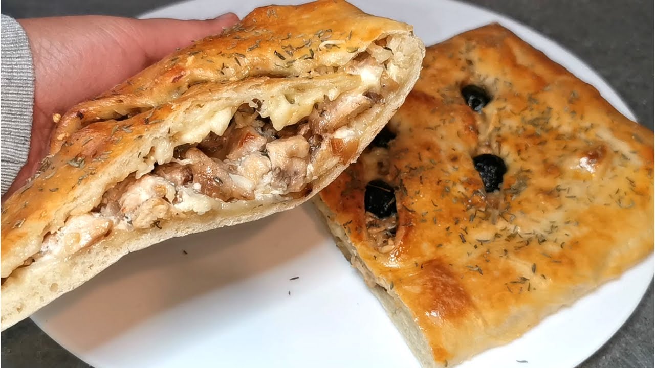 Легко и вкусно приготовьте куриный фаршированный хлеб и наслаждайтесь # 87
