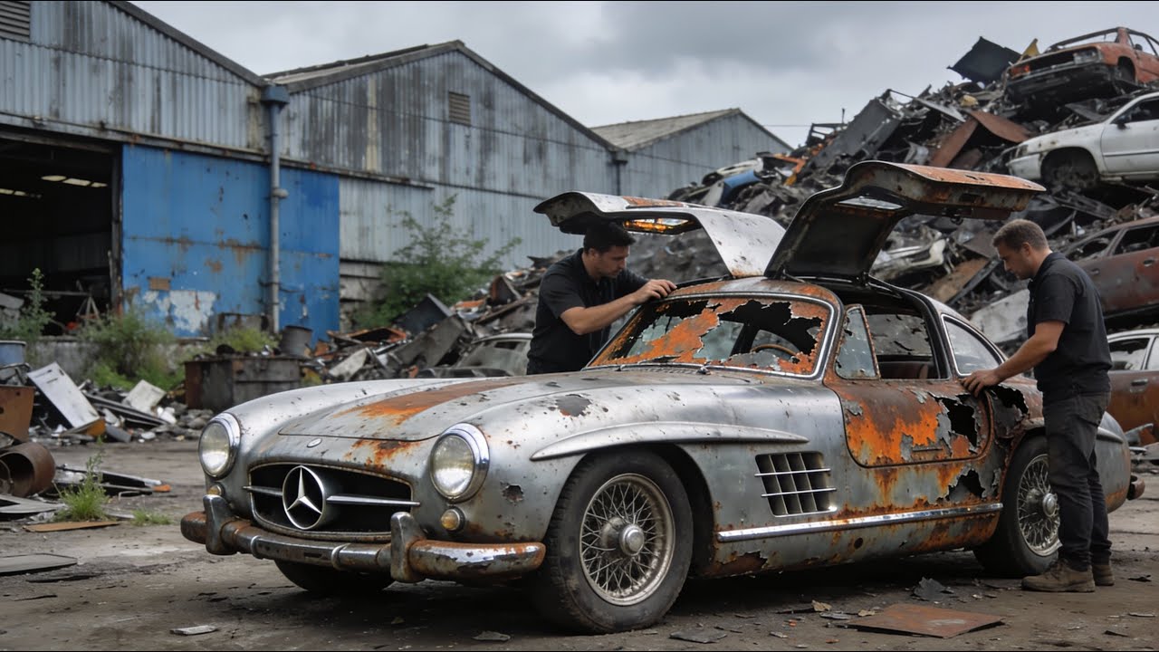 ASMR Car Restoration | Full Restoration 1955 Mercedes-Benz 300 SLR - No Talking