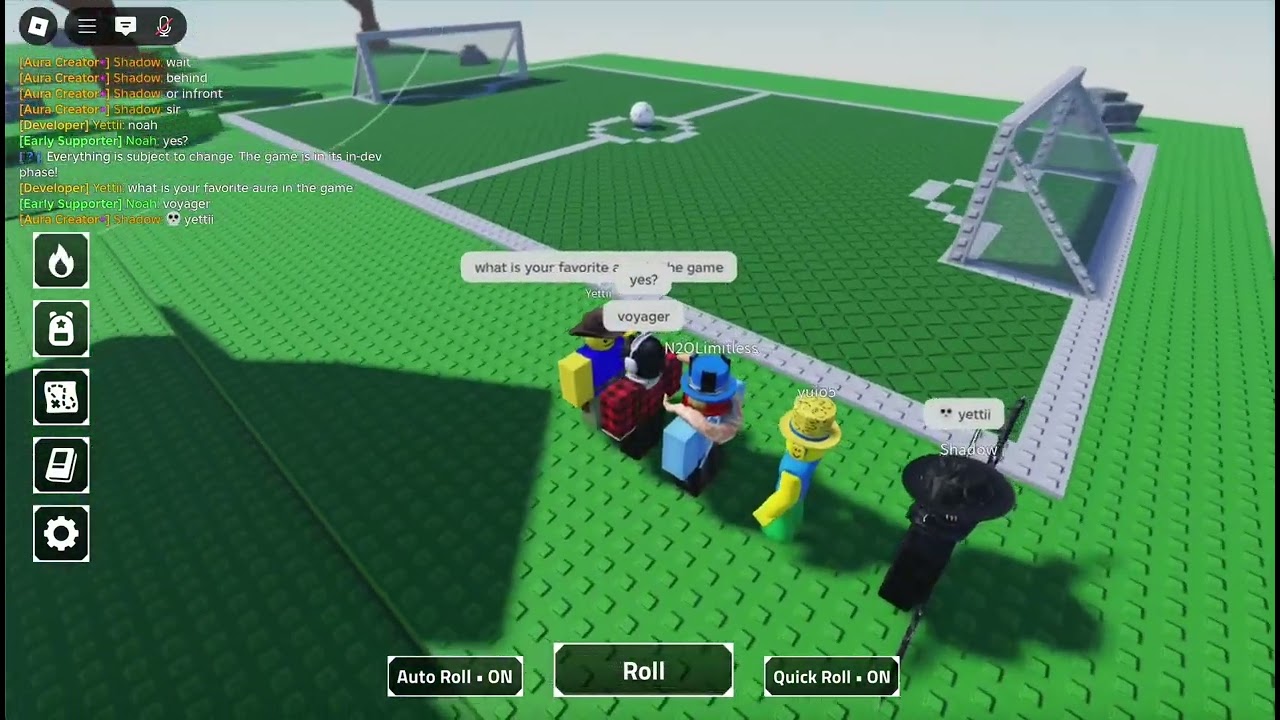 Yettii giving me Voyager! #roblox #rng #peak