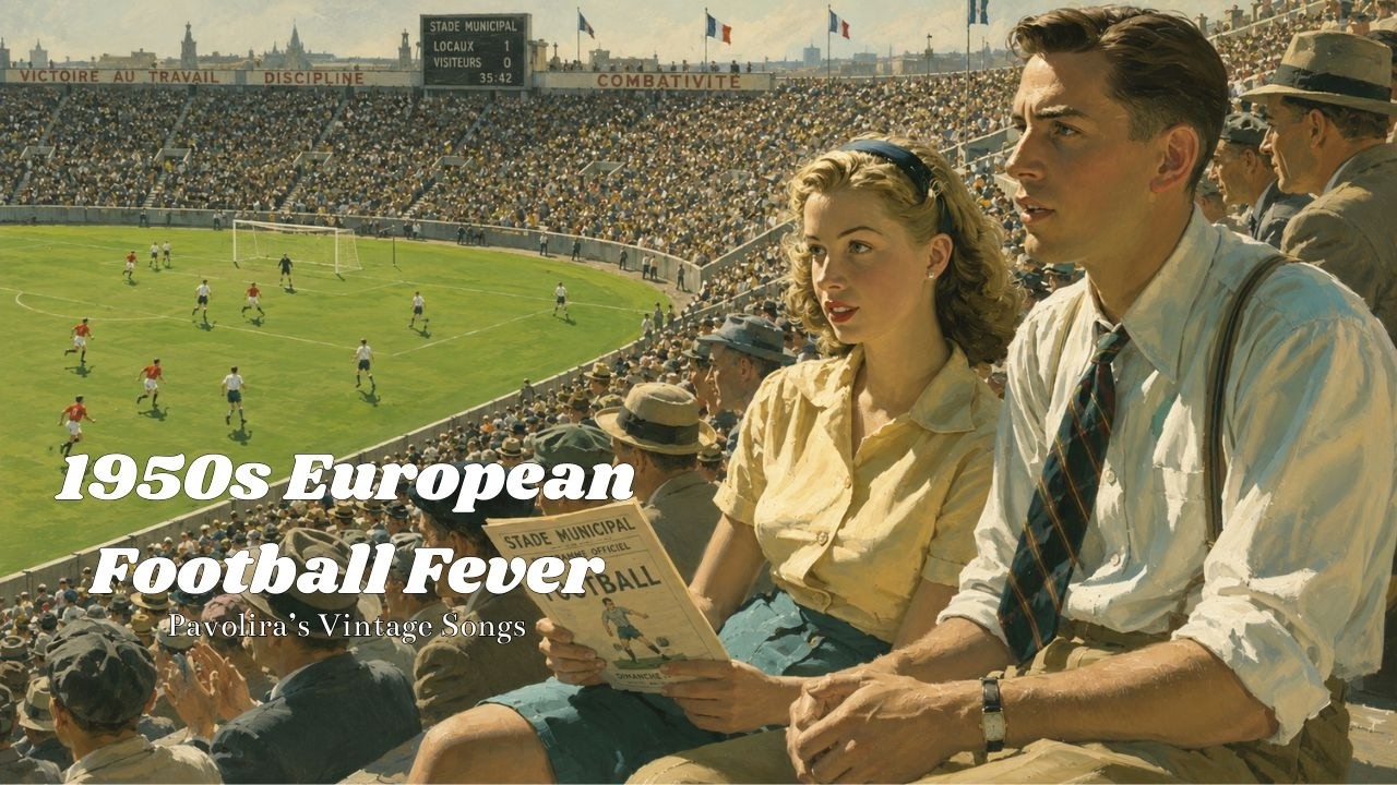 1950s European Football Fever | Nostalgic Vintage Songs | Pavolira&rsquo;s Vintage Songs