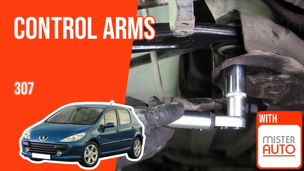 How to replace the control arms Peugeot 307 🚗