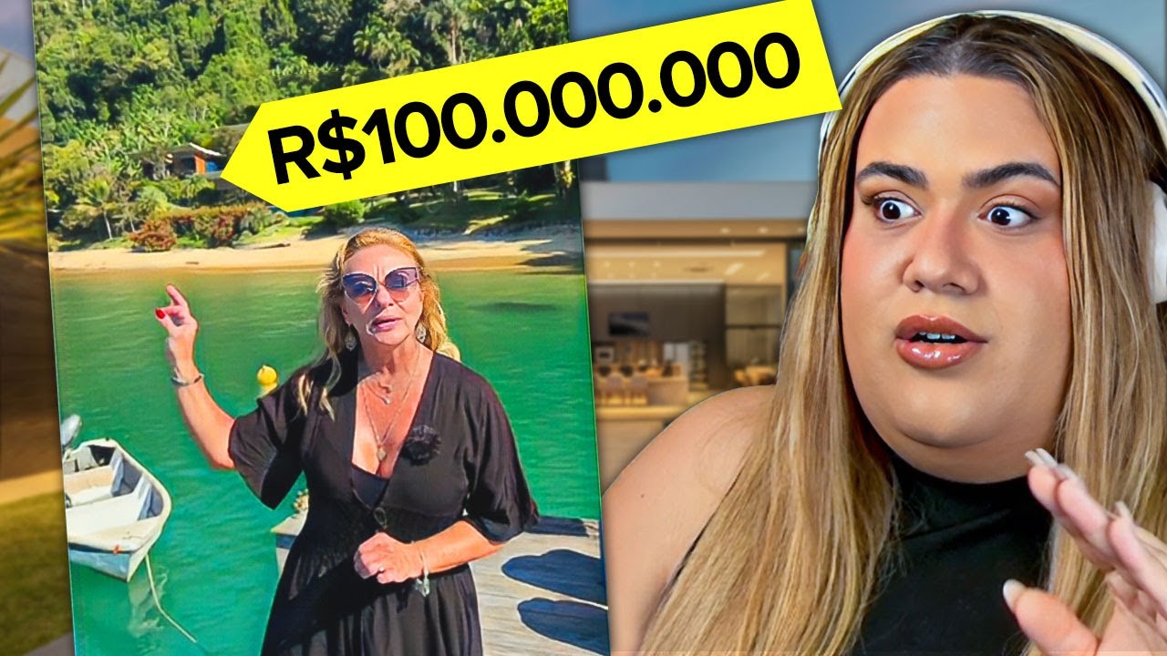 Casa de R$100 MILHÕES que só chega de helicóptero