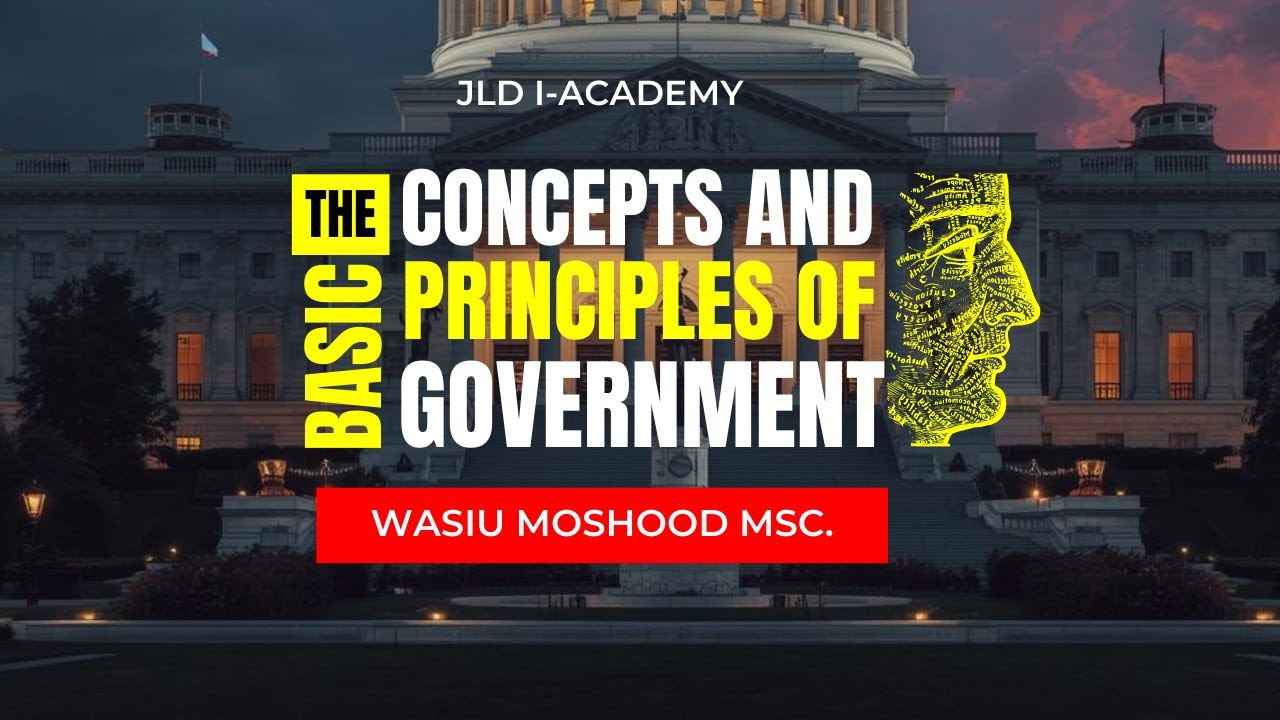 The Basic Concepts and Principles of Government | SS1 Government