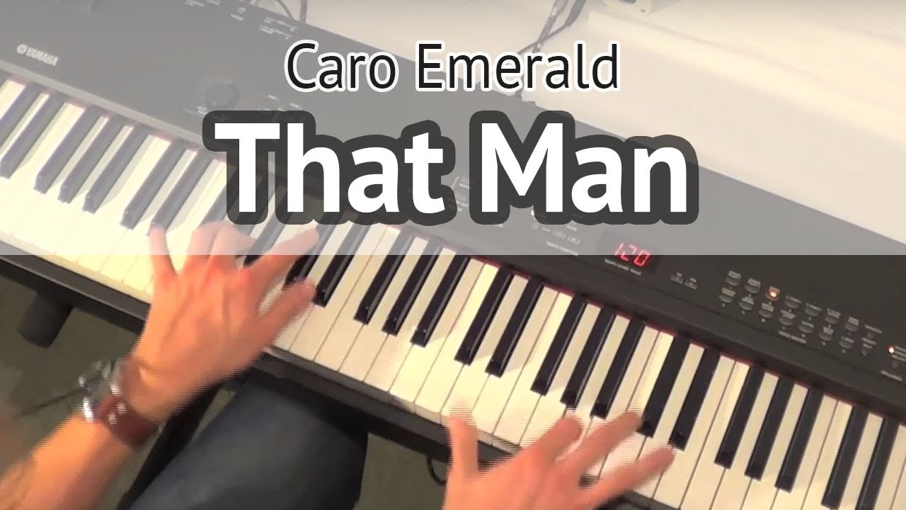 Caro Emerald - That Man (piano version cover Coverkeys)