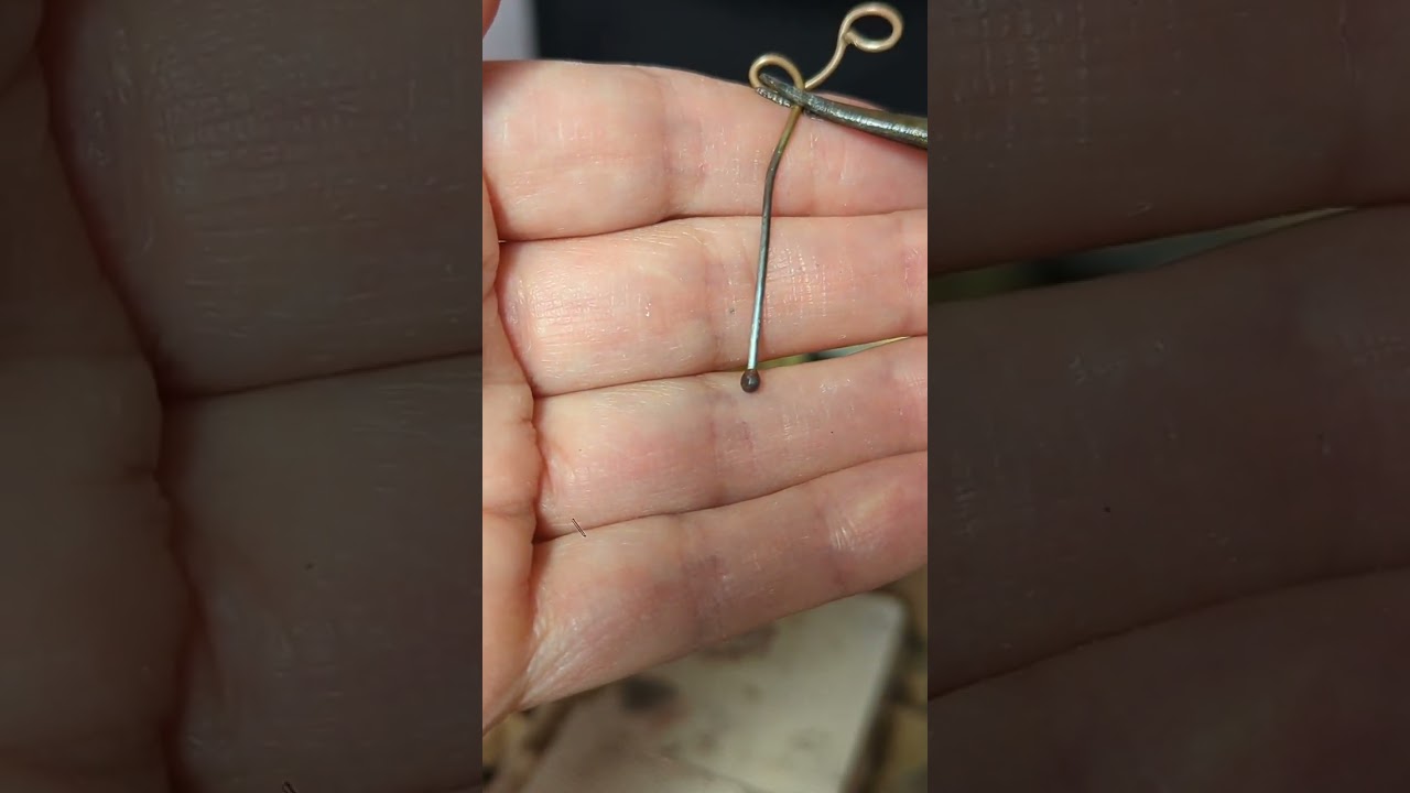 ✨ Come FARE UN PALLINO sul filo d'argento #wiretutorial #pallinodargento #filiargento #wire