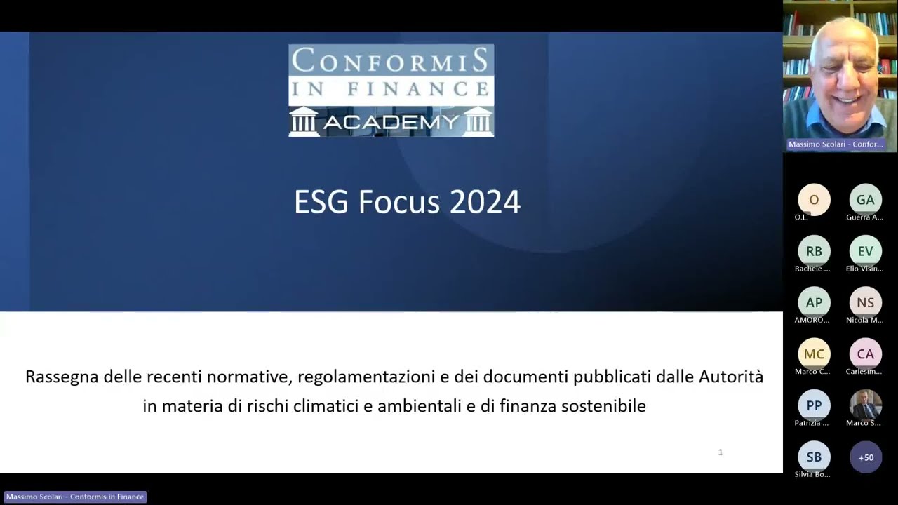ESG FOCUS Richiamo attenzione Consob