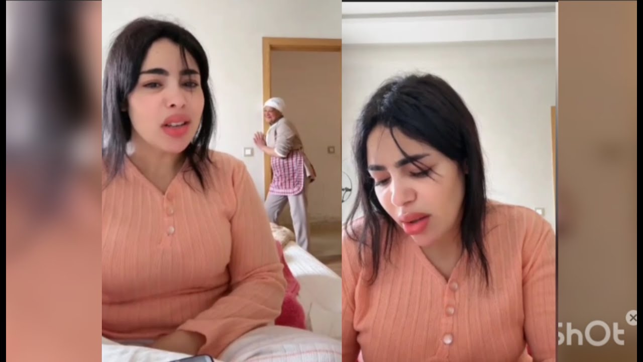 سارة معصبة و مريم كضحك
