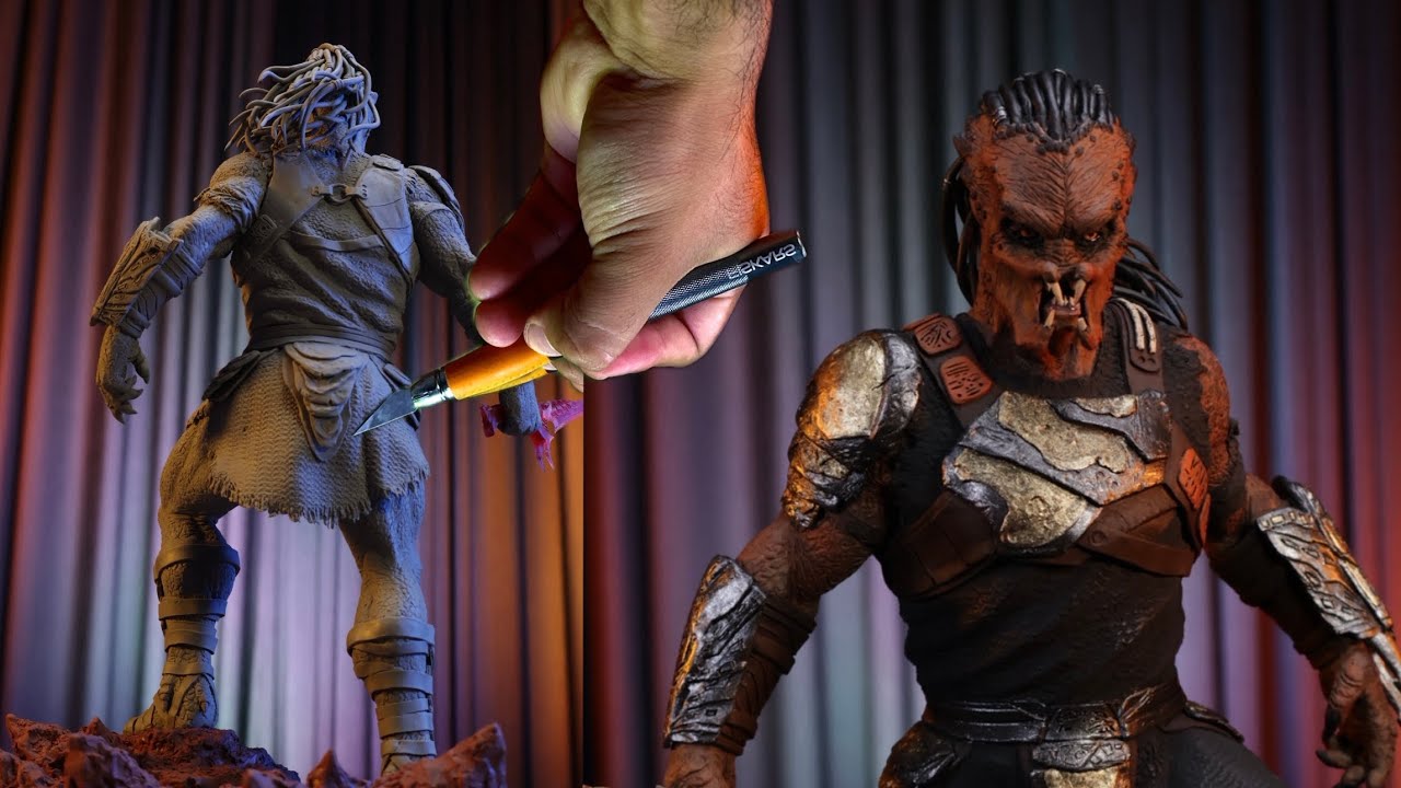 Sculpting Dek Predator from Predator Badlands with Clay NSP