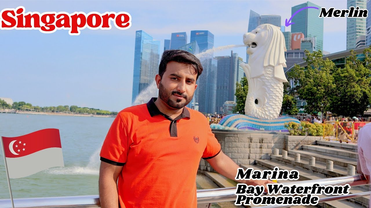Singapore Marina Bay Waterfront Promenade | Singapore Best Food Street Lau Pa Sat | Singapore Travel