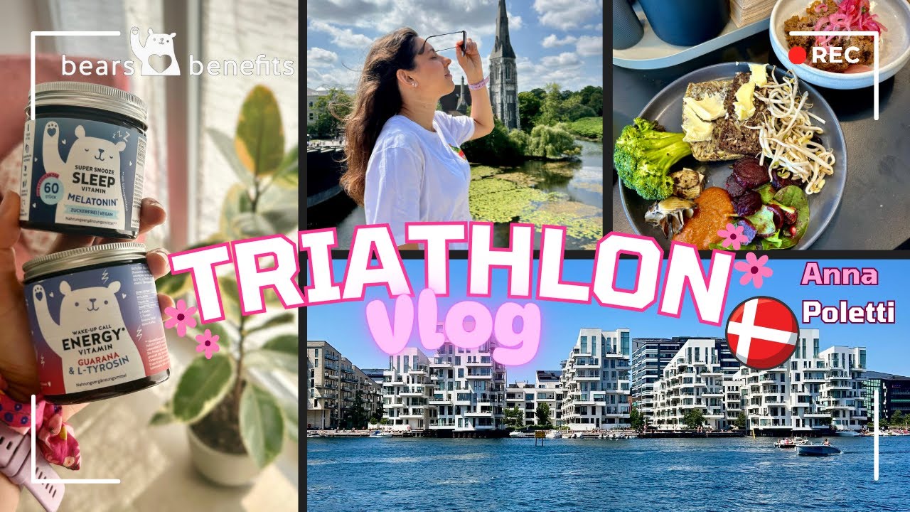 TRI VLOG Copenaghen | Allenamento pre-gara + unboxing BEARS WITH BENEFITS 🏃‍♀️✨