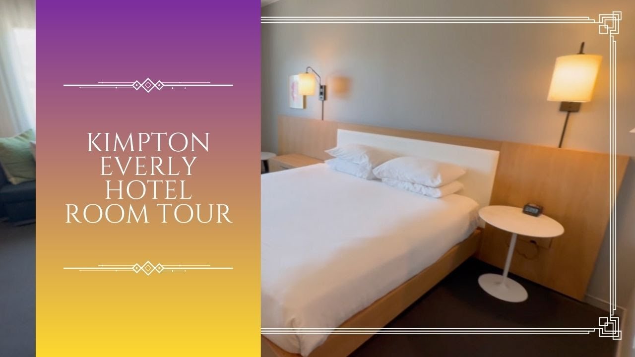 Kimpton Everly Hotel Los Angeles Room Tour | 1 King Hollywood Sign Walkthrough