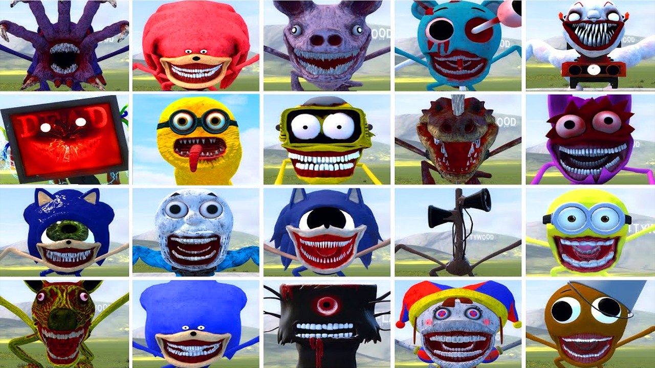 WHICH NEW ALL THE SPRUNKI TAPES HORROR FAMILY AND AND SEA EATER FAMILY IS THE STRONGEST In GMOD!
