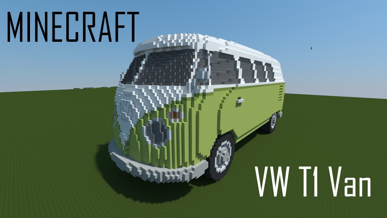 Minecraft Volkswagen Transporter Van (T1) + Download