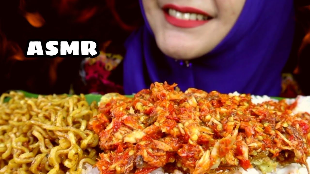 ASMR MIE GORENG ACEH IKAN ASAP PEDASSS || ASMR INDONESIA || EATING SOUND