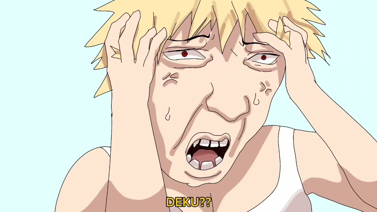 Deku catches bakugo making a therian video (not click bait)