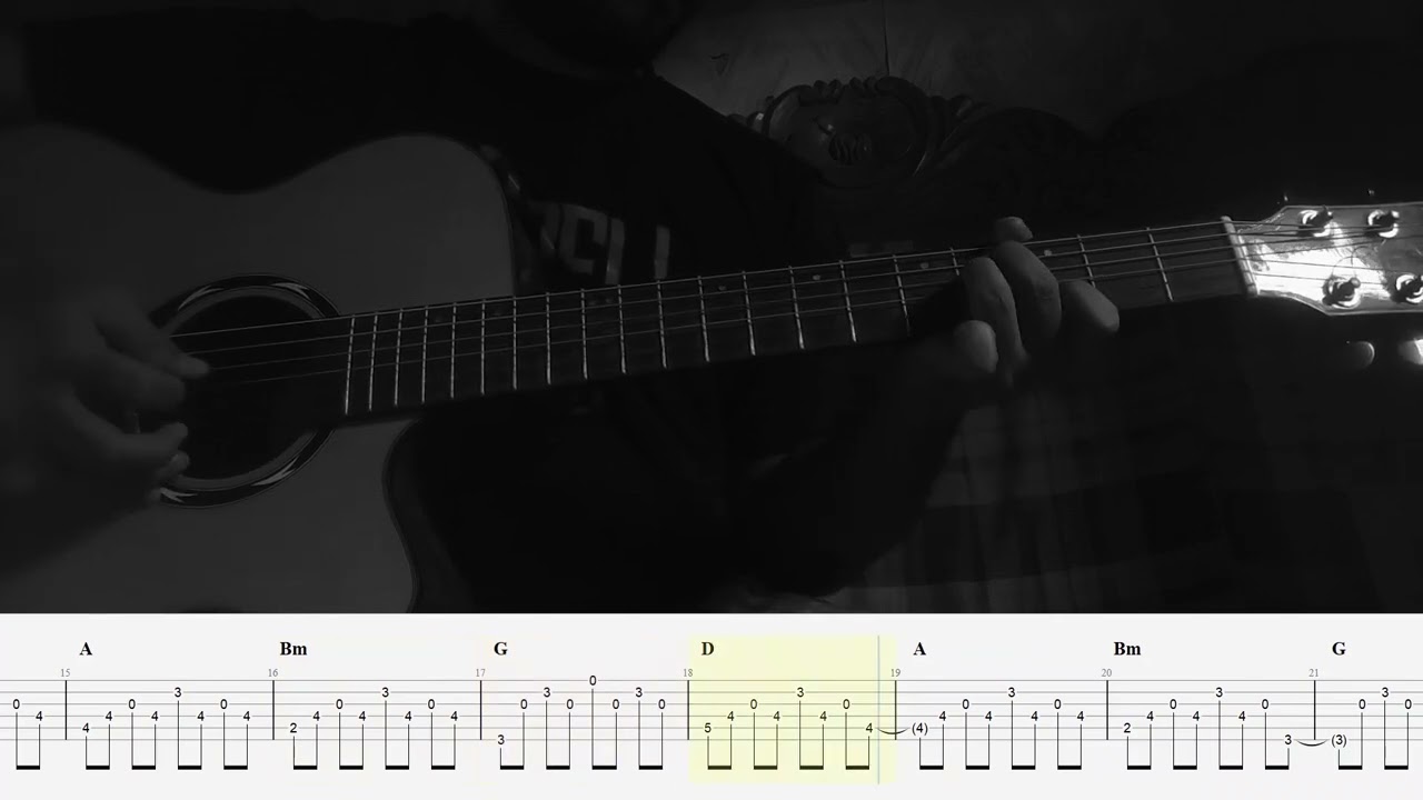 Utshober Utshahe - ARTCELL | Guitar Intro Plucking TAB