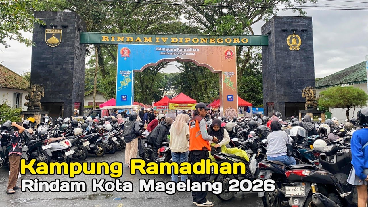 Pasar Kampung Kuliner Ramadhan Rindam IV Diponegoro, Tempat Kulineran Terbesar Kota Magelang 2026 