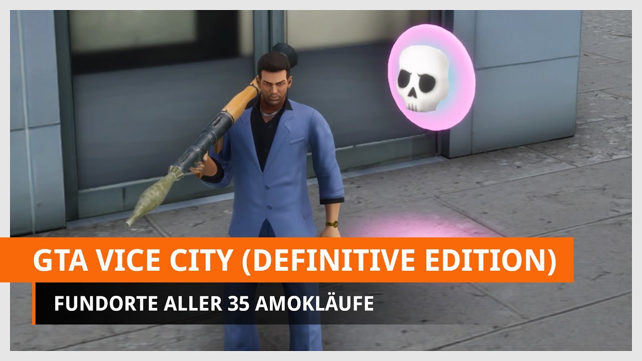 GTA Vice City: Alle 35 Randale-Missionen (Fundorte der Amokläufe)