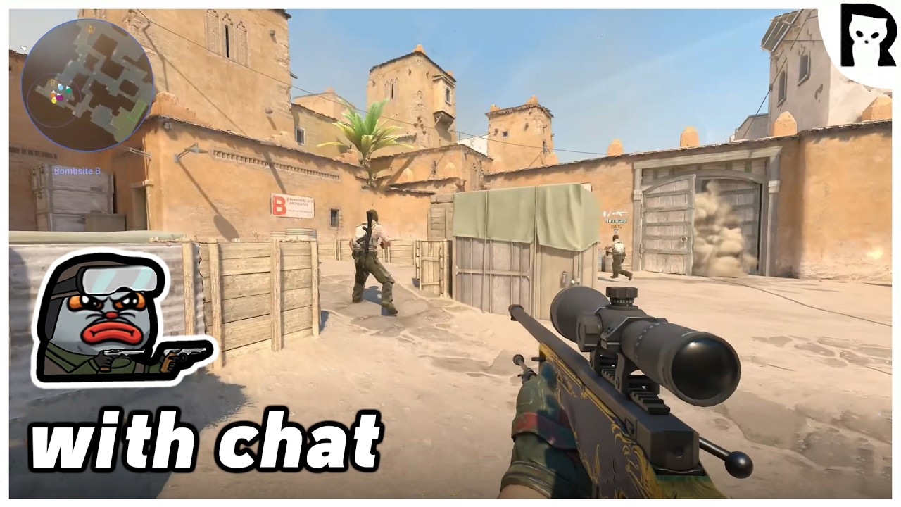 Lirik plays Counter-Strike 2 | Ranked Games on Dust2