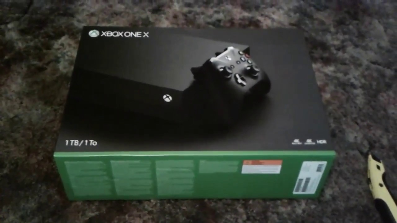 My xbox one x unboxing and setup.