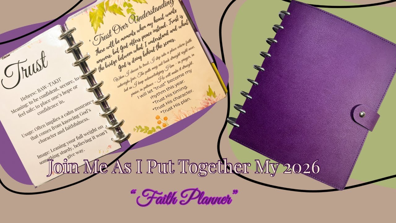 Putting Together My 2026 Faith Planner #faithplanner #faithplanning 