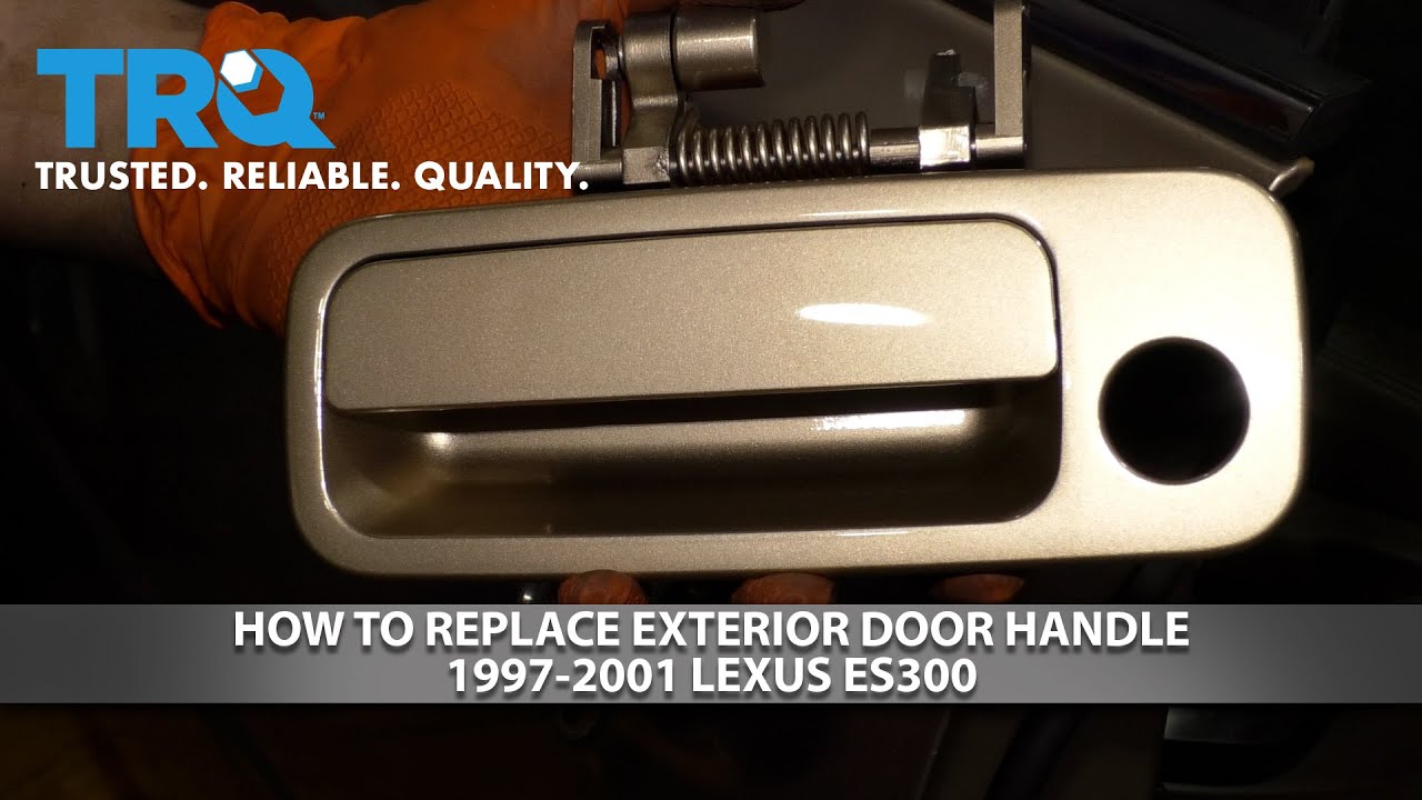 How to Replace Outer Door Handle 1997-2001 Lexus ES300