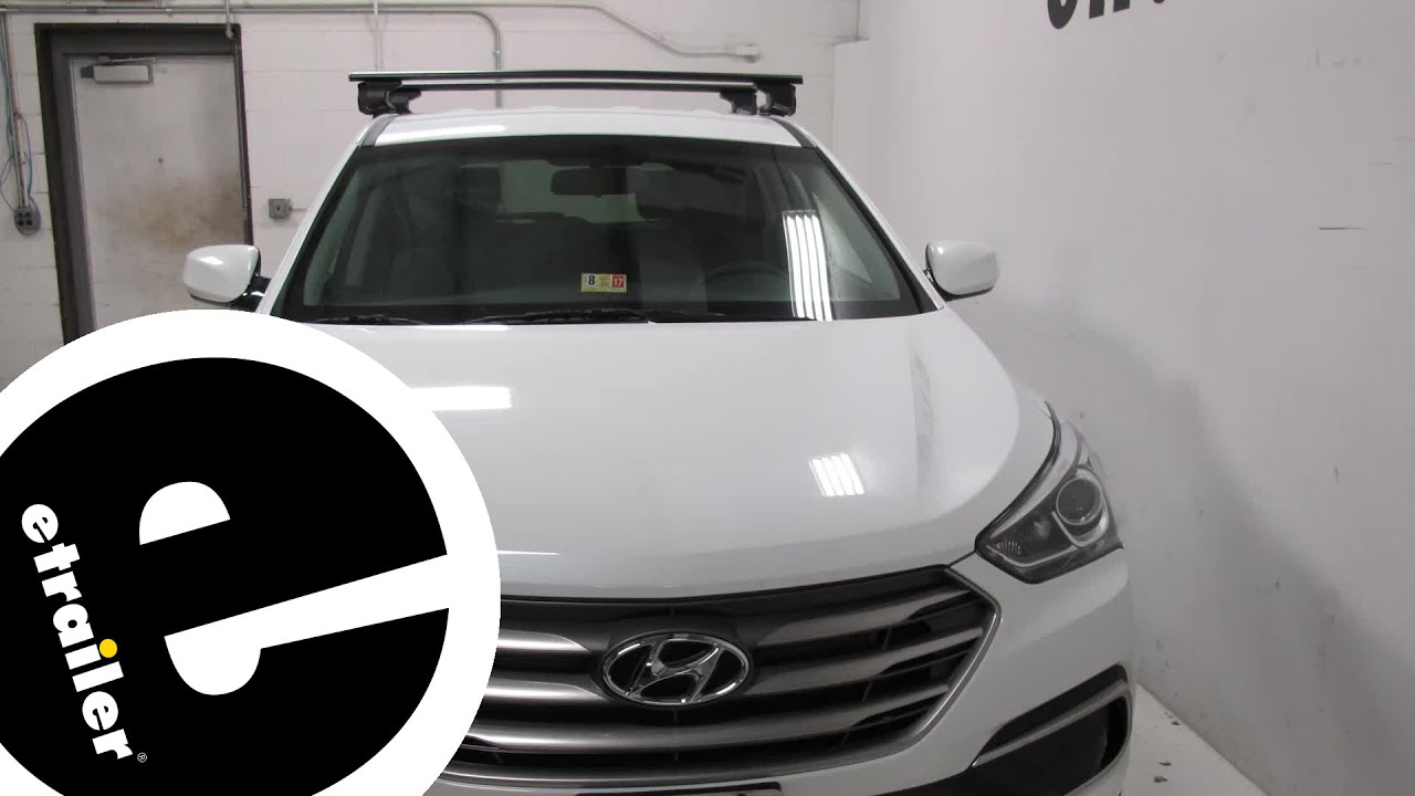 etrailer | Installing the Inno Aero Roof Rack for Naked Roofs on your 2017 Hyundai Santa Fe