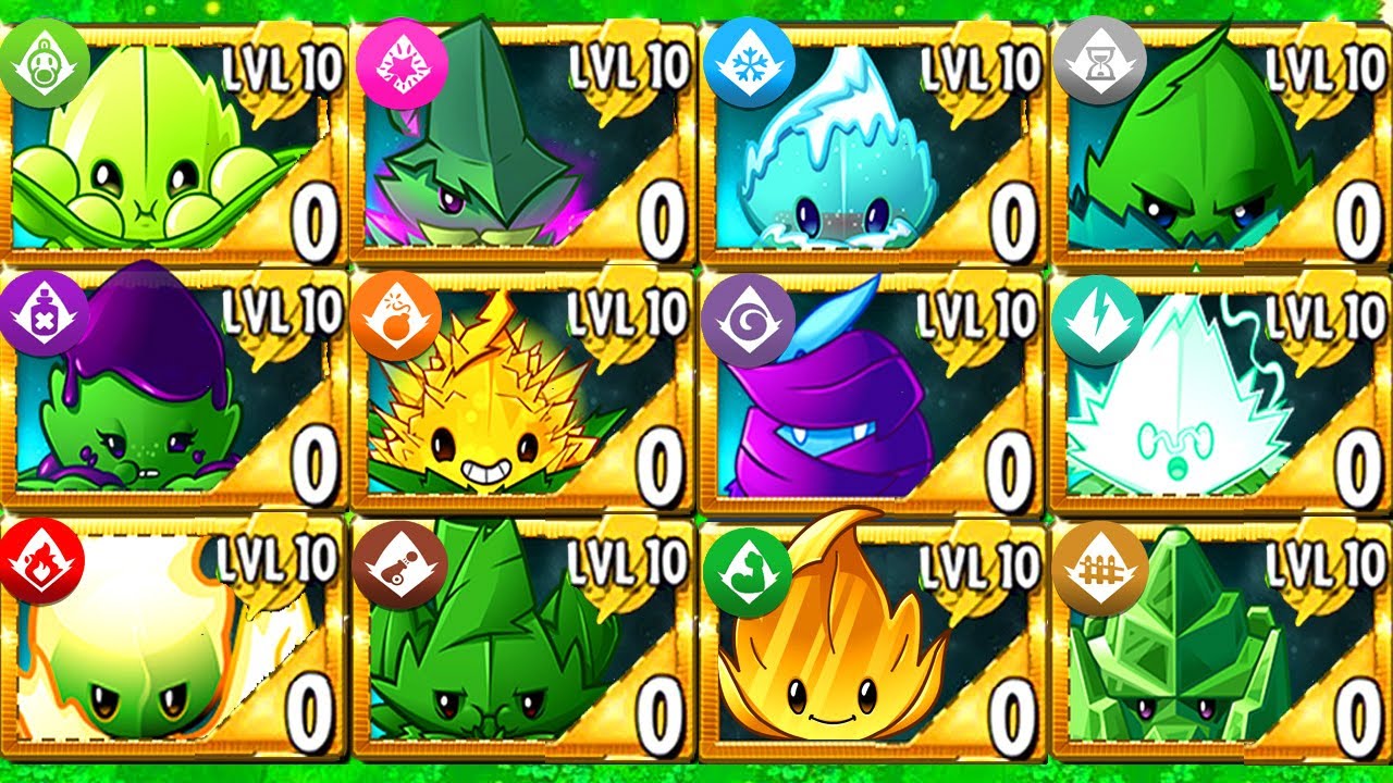 PvZ 2 Challenges - All Mints VS Yeti & Gargantuar & Cardio Zombie