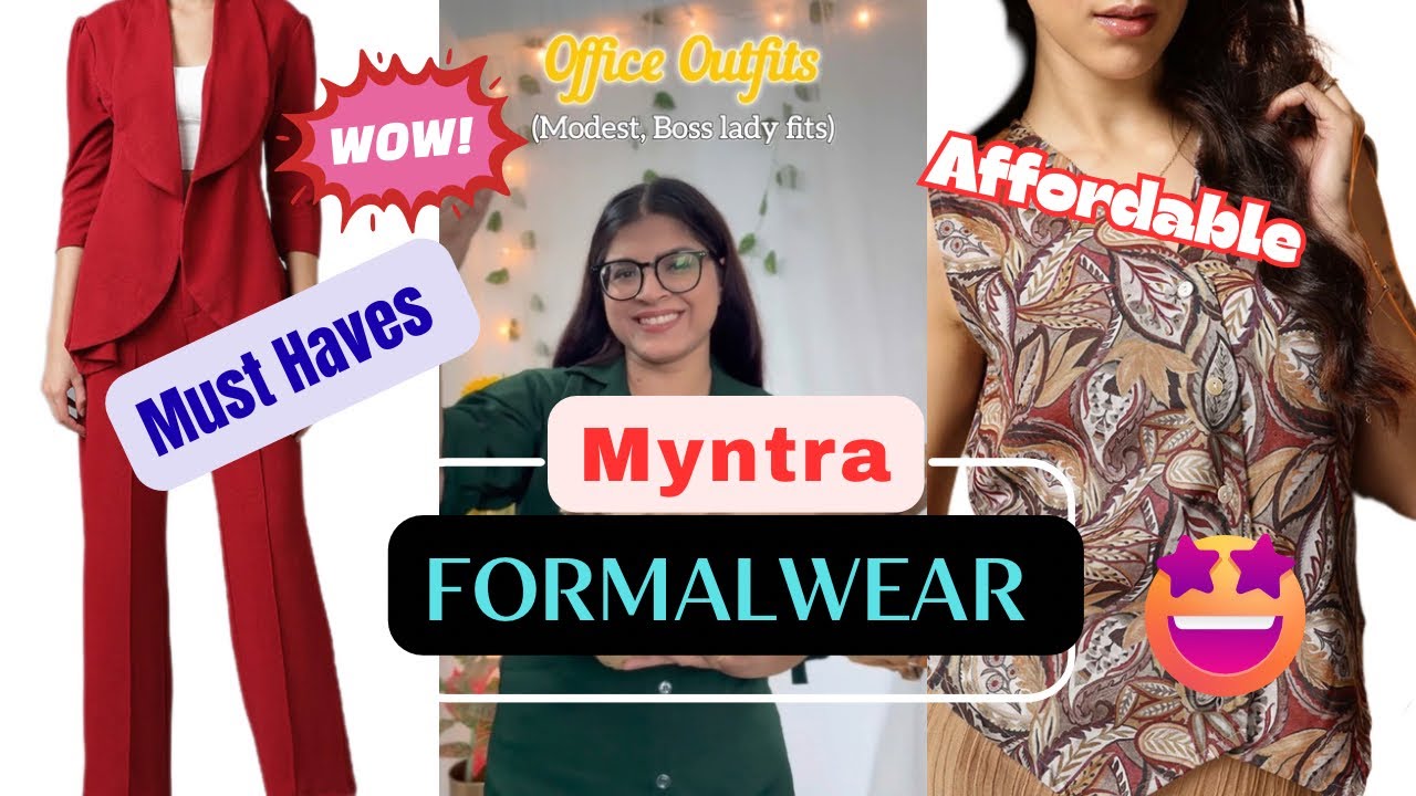 *HUGE* MYNTRA OFFICE WEAR HAUL| SHIRTS, TOPS & CO-ORD SETS| AFFORDABLE FORMAL WEAR| MUST HAVES