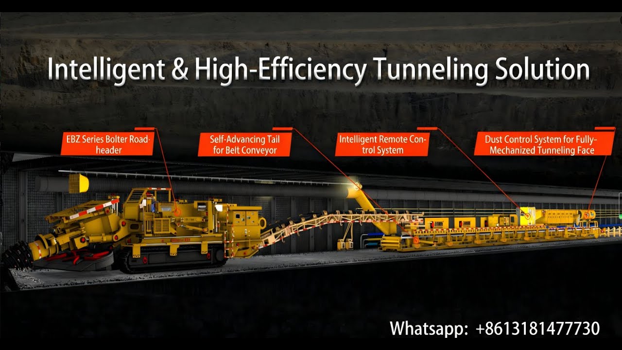 Intelligent Rapid Tunneling System｜Complete Process Demonstration