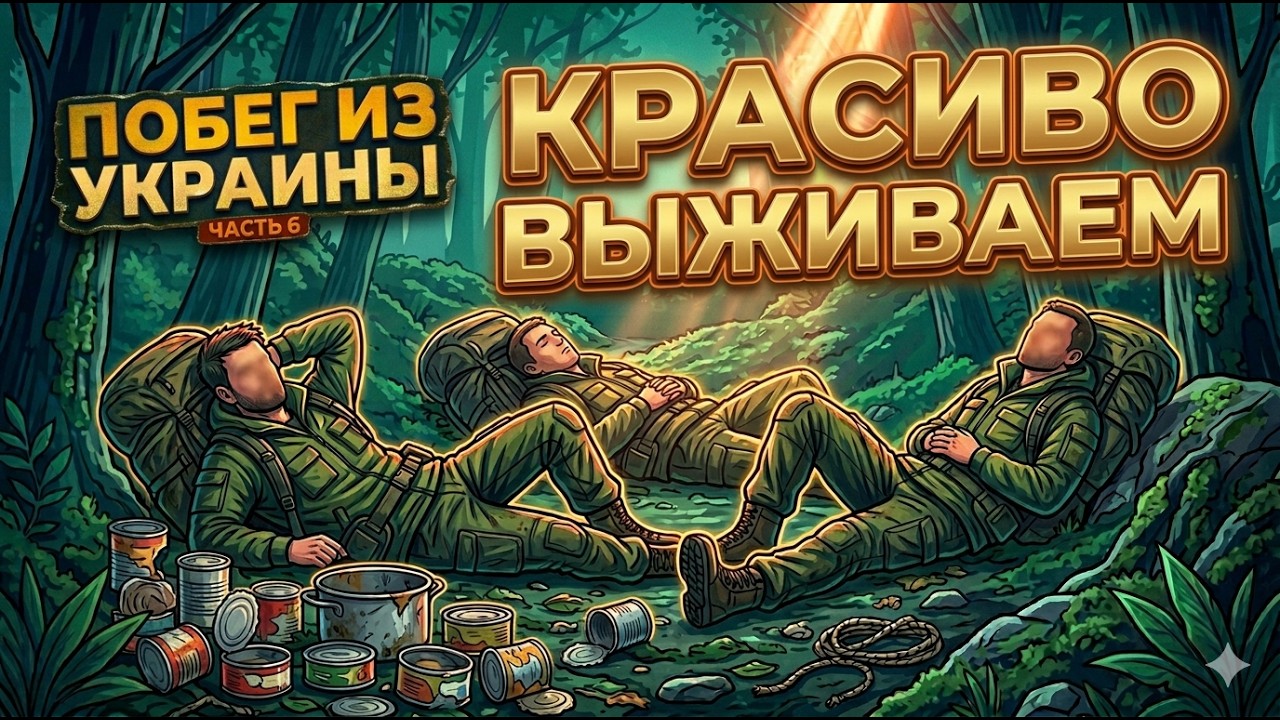 ВАЛИМ ИЗ УКРАИНЫ |Часть 6| КРАСИВО ВЫЖИВАЕМ В ЛЕСУ