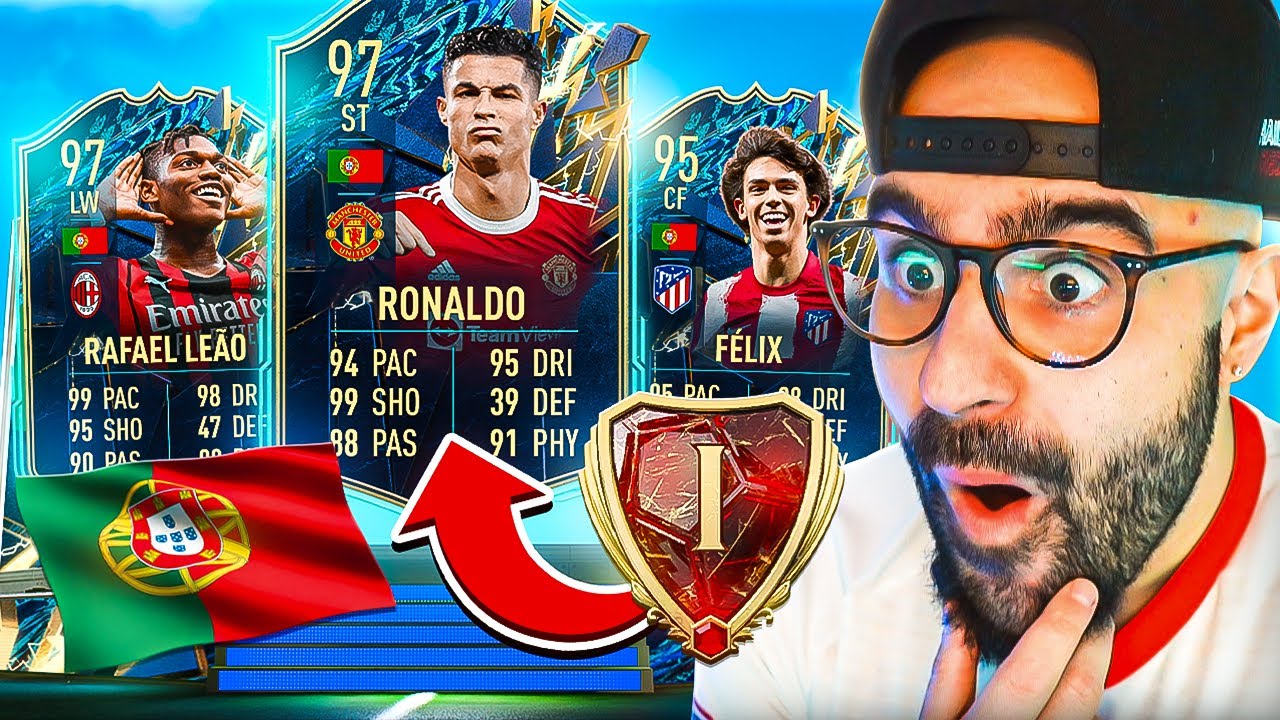 RANK 1 Fut Champ With The BEST Portugal Team in FIFA 22?